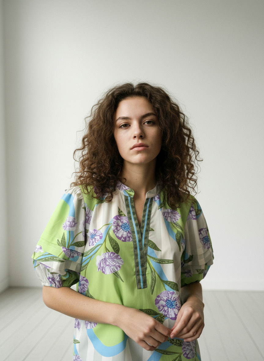 LAVENDER BLOOM RAYA TOP