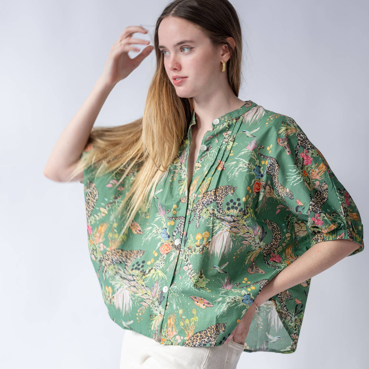 Studio Shirt- Felidae Tree