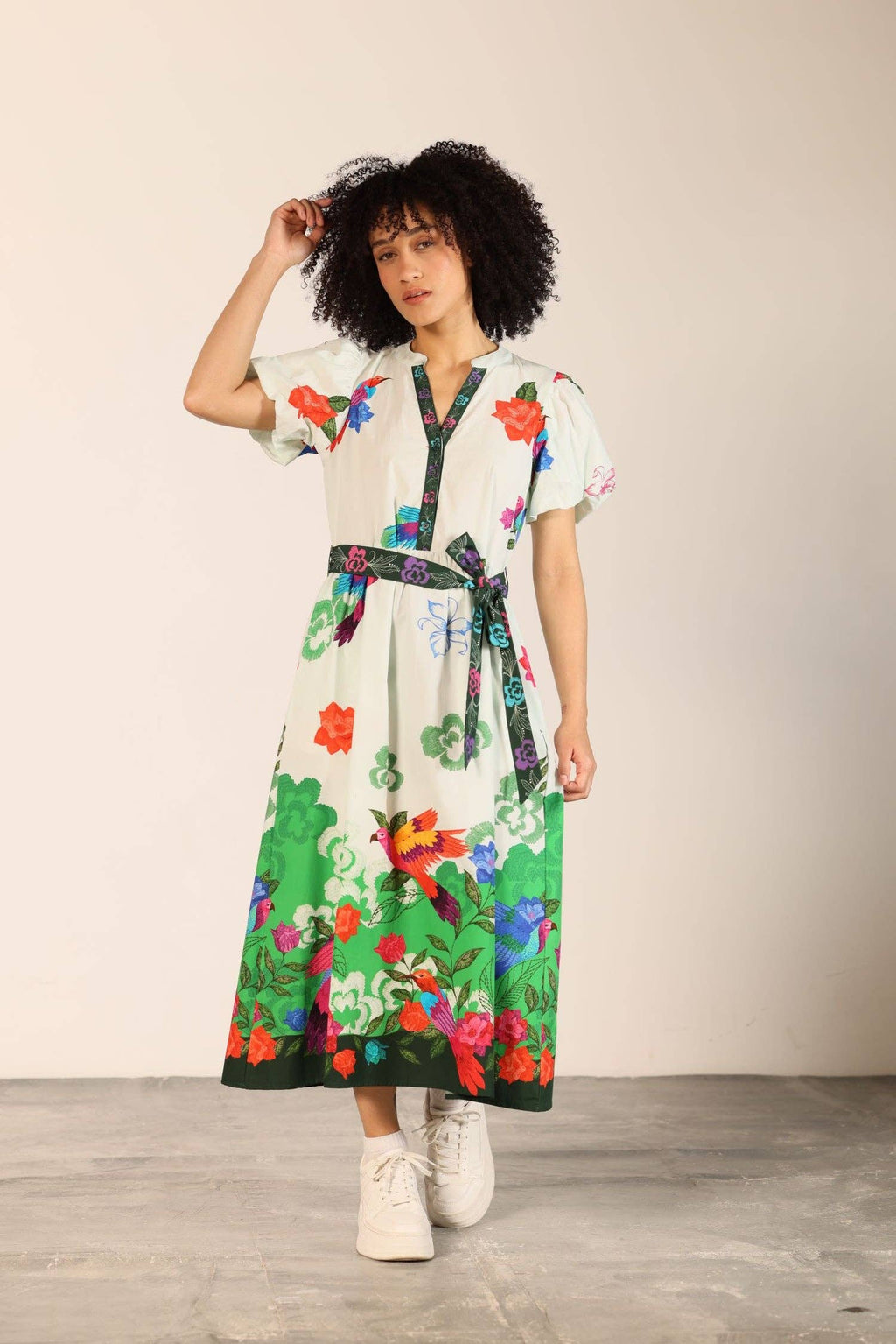 FOREST FLUTTER NOVA DRESS