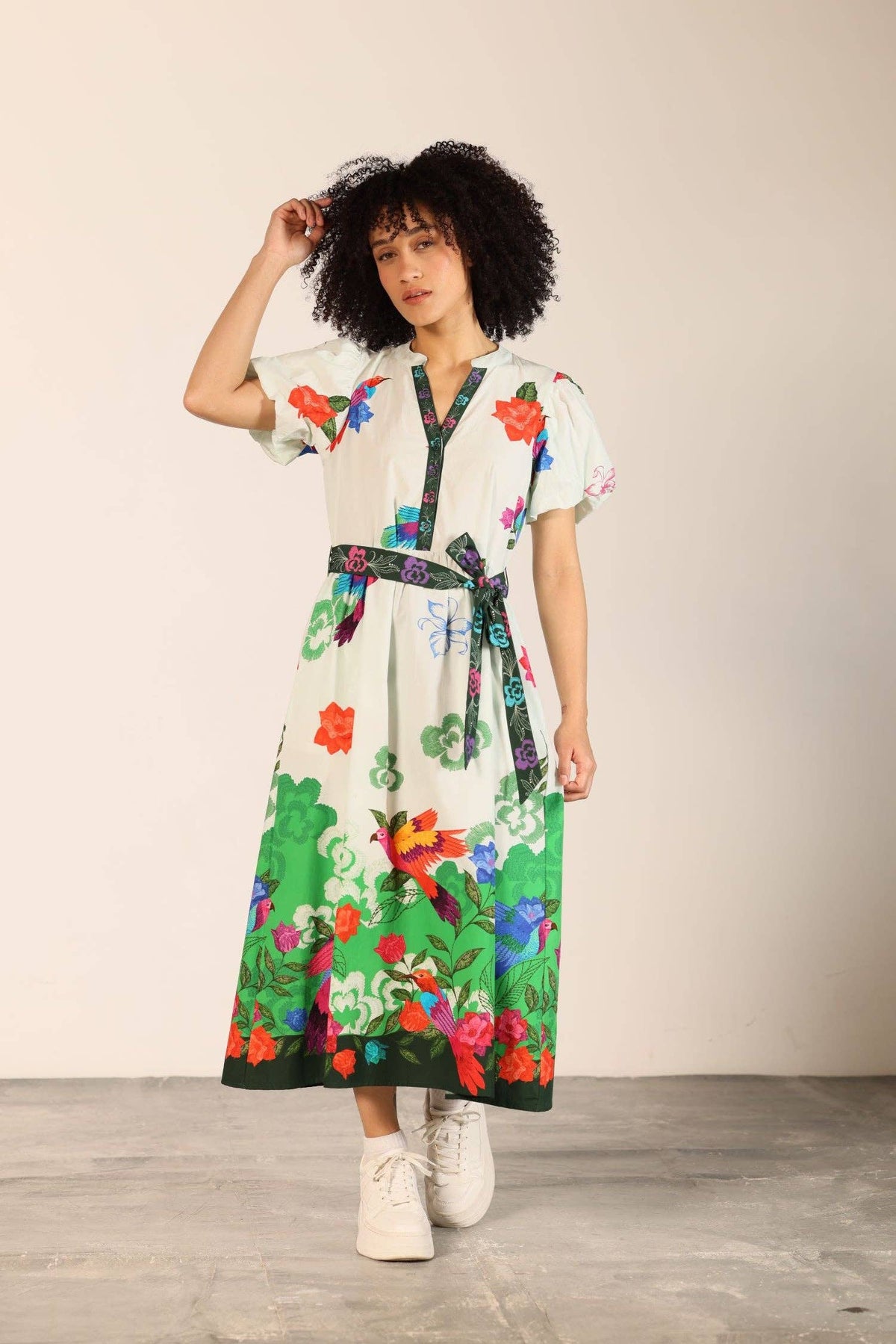 FOREST FLUTTER NOVA DRESS