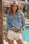 Soleil Prairie Embroidered Shirt