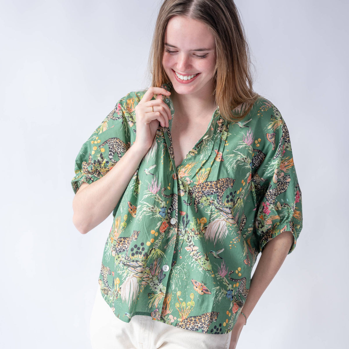 Studio Shirt- Felidae Tree