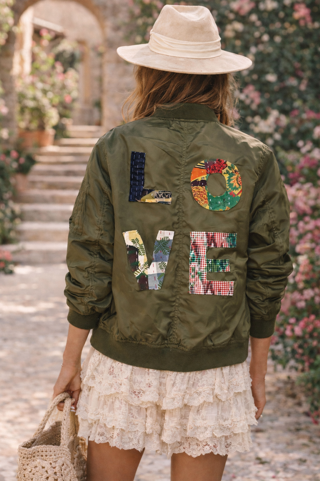 Amour Patch Bomber *LOVE* letters are each one of a kind!
