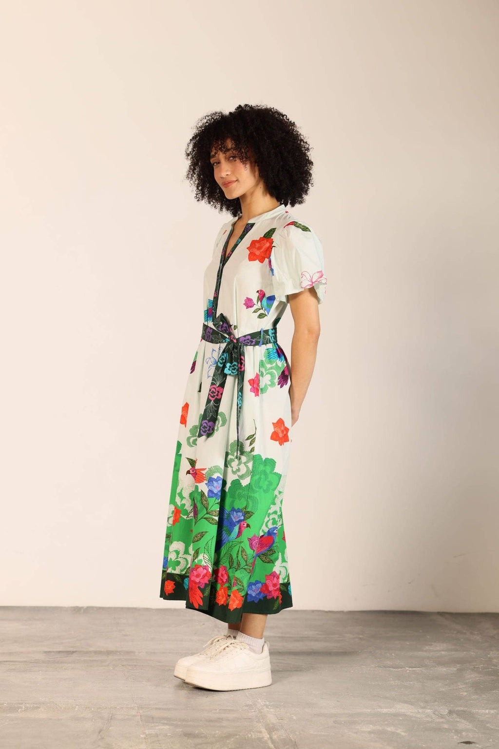 FOREST FLUTTER NOVA DRESS